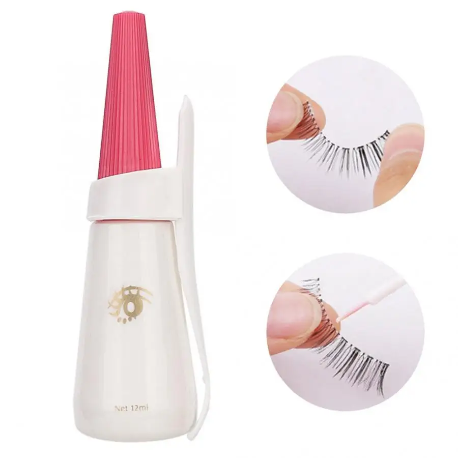 2 in 1 Strong Stickiness False Eyelash Grafting Glue Double Eyelid Glue Cosmetic Product 12ml
