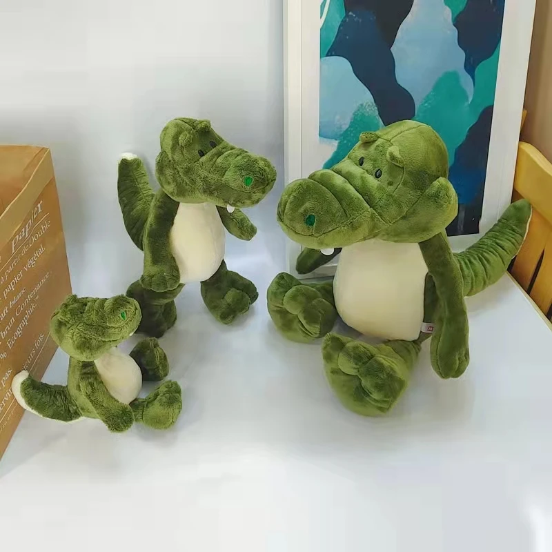 

25/35cm Frosest Animal Crocodile Plushies Kawaii Stuff Green Crocodile Dolls Soft Animal Toys For Children Friend Birthday Gifts