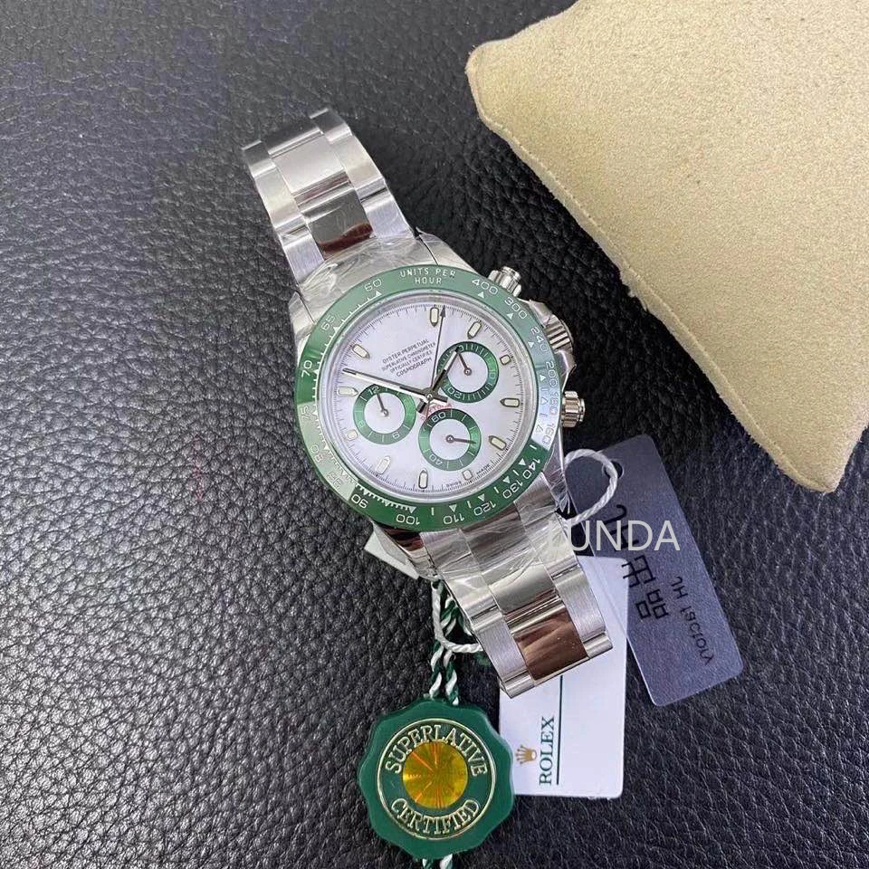 

new top brand men's AAA luxury watch GMT series ceramic rose gold rlx 40MM dial date strap automatic mechanical wristwatch