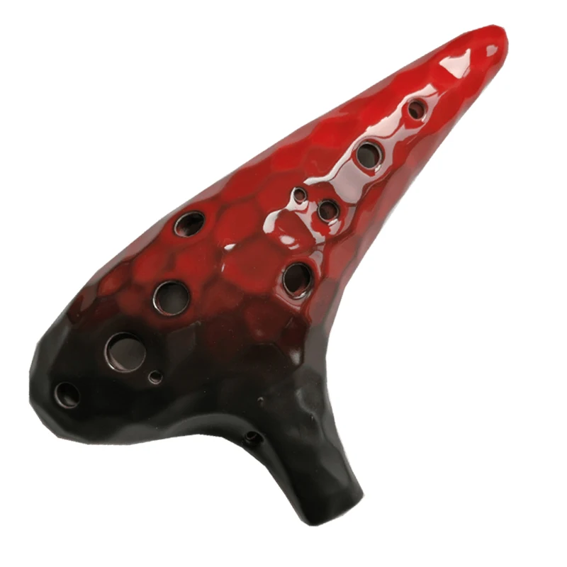 

TNG Ocarina Ocean Wave Ceramic Musical Instruments, 12 Hole Professional Musique, Handmade Dolomite, Home of Ocarina from Taiwan