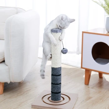 H26 78cm Fast Shipping Pet Cat Tree Scratcher Toys Scratching Post With Ball 3 Colors Climbing.jpg