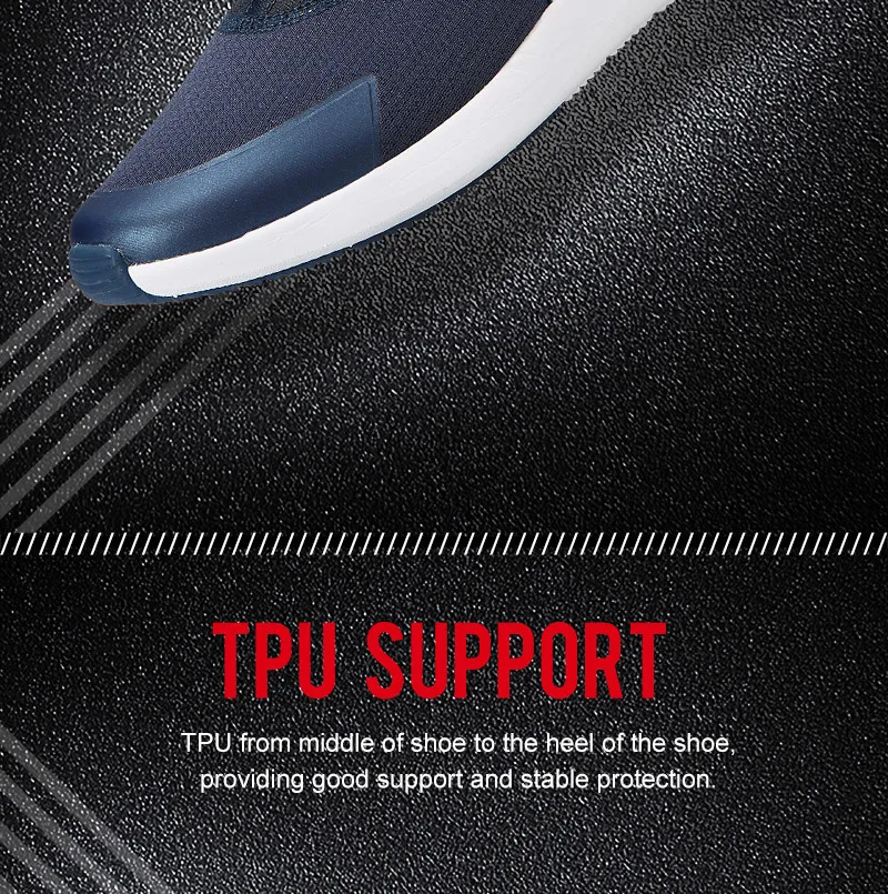 PEAK Men's Casual Shoes Breathable Comfortable Walking Outdoor Sport Shoes Non-slip Wear Sneakers