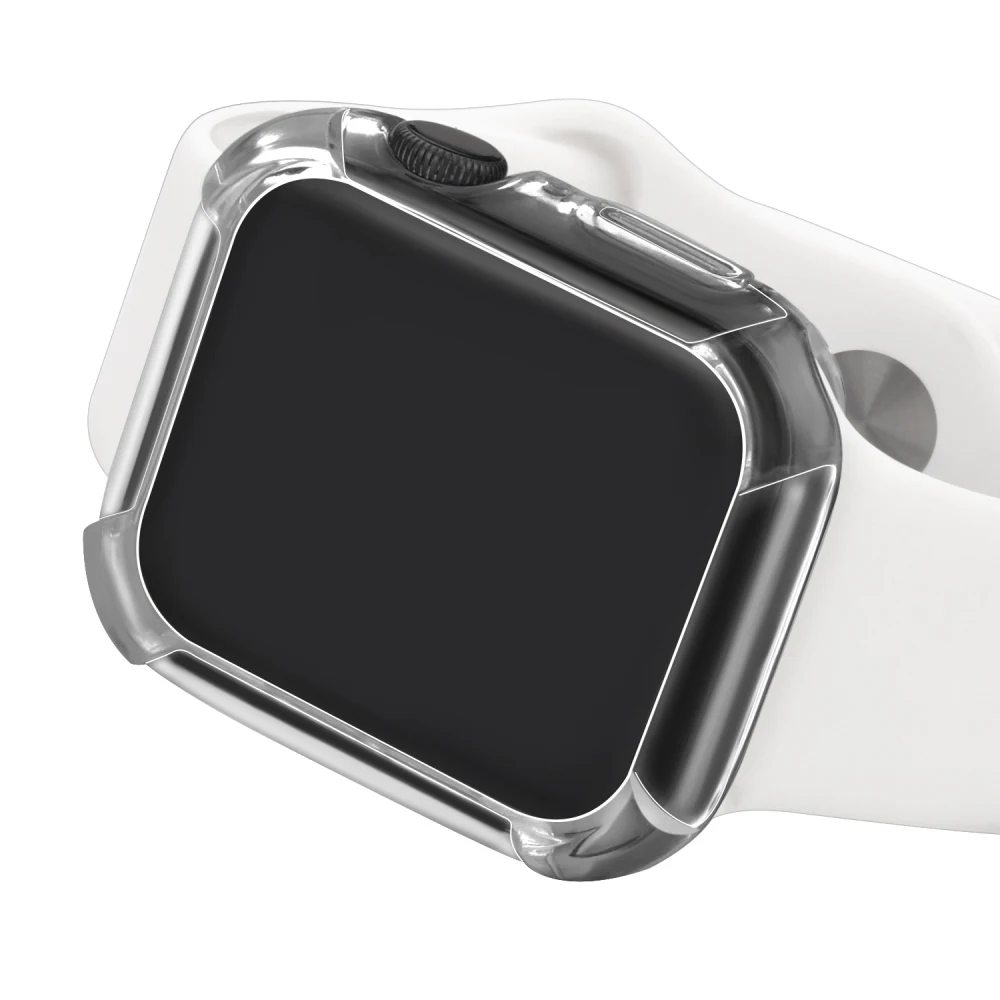 Прозрачный чехол для часов Apple Watch Series 4, 40 мм, 44 мм, мягкий прозрачный защитный чехол из ТПУ для iWatch 5, чехол, 4 бампера