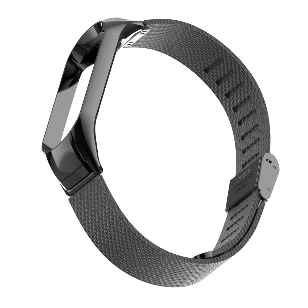 Для Xiaomi mi Band 4 сменный спортивный ремешок с пряжкой металлический на запястье