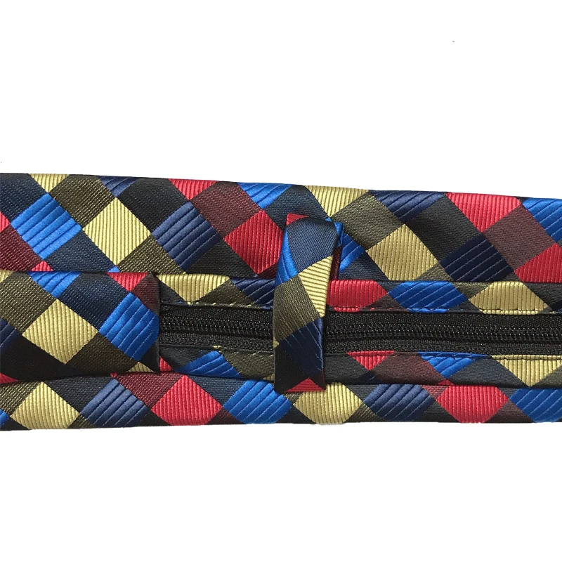 8CM Pre-tied Neck Ties For Men Adjustable Zipper Ties Striped Dots Paisley Men's Ties Bridegroom Party Dress Wedding Necktie