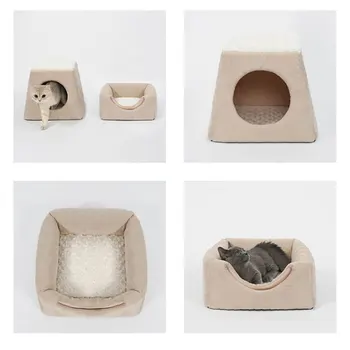 

Pet Sofa House Removable Washable Cat House Cat Sofa for Kitten Cat Small Size Dog Pet Bed Pet Supplies