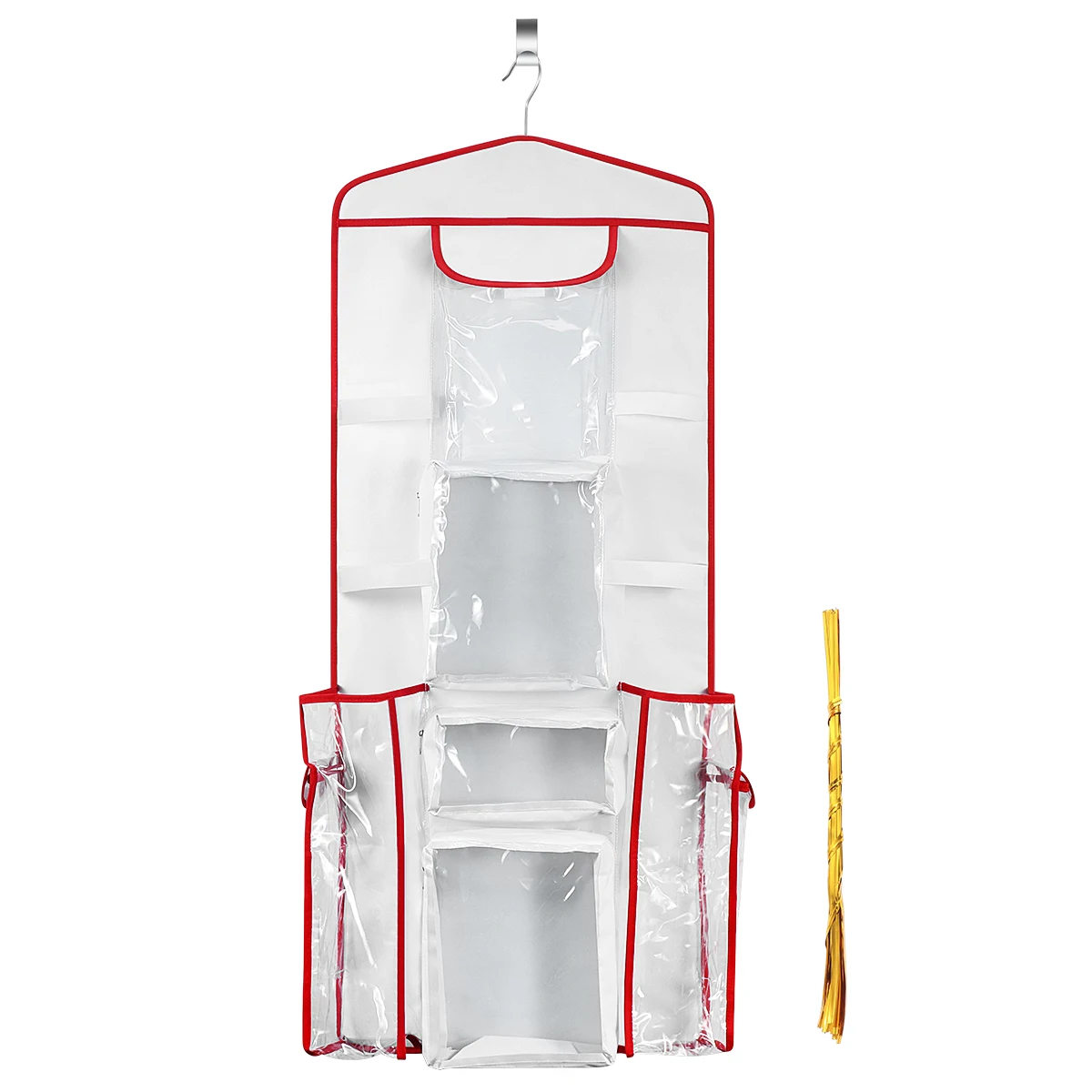 1 Набор подарочная оберточная сумка для хранения бумага висячая с крючком в форме