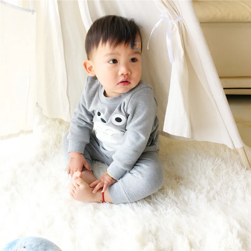 Г. Зимний стиль, Chen Mom, Бархатный спортивный костюм детское термобелье с рисунком коричневого медведя комплект из двух предметов с высокой талией и поясом