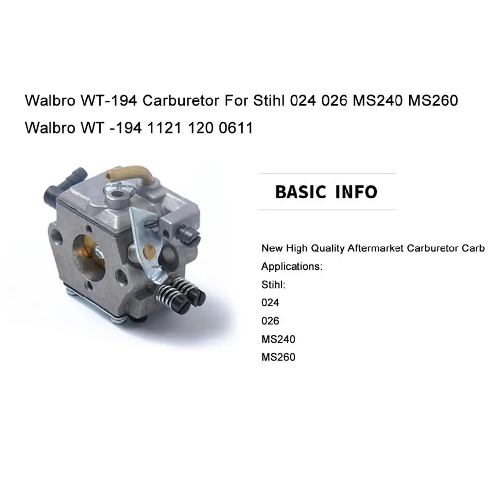 Walbro WT-194 карбюратор для stihl 024 026 MS240 MS260 Walbro WT-194 1121 120 0611