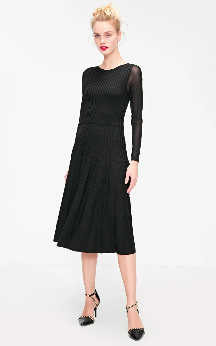 Vero Moda женское гофрированное платье из ткани | 319146507