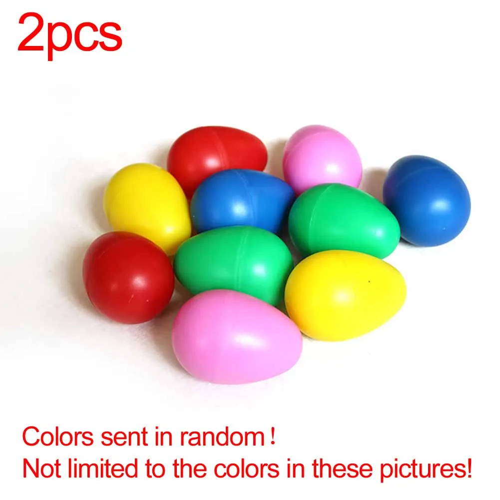 Colorful Plastic Sand Eggs Percussion Musical Instruments Early Education For Children Practice Baby Listening& IQ#15