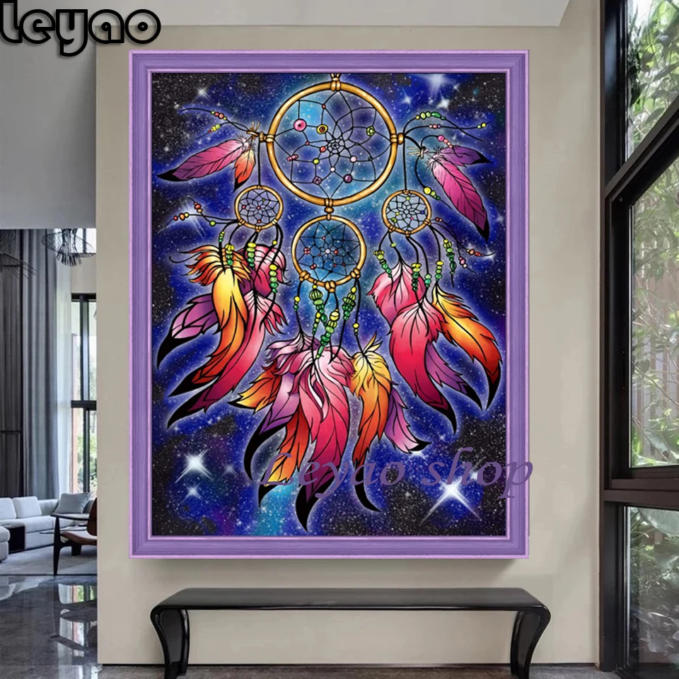 DIY Large Diamond Painting Cross Stitch, Fantasy World Landscape, Wall Art,  Full Round Drill, Embroidery for Home Decor, 5D - AliExpress