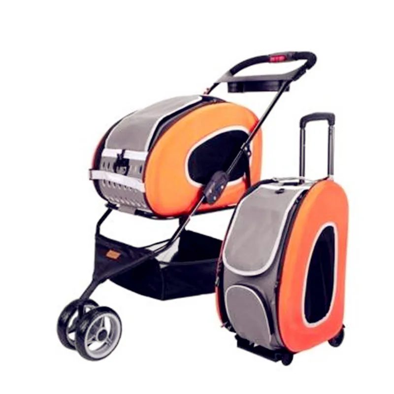 orange IBIYAYA 5 в 1 EVA переноска для питомцев Высокое качество коляска для питомцев кошек/коляски для собак легко для путешествий доступны 5 цветов - Цвет: orange