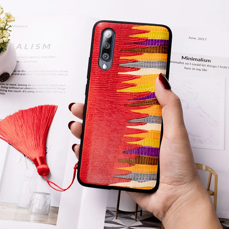 

Cowhide Phone Case For Xiaomi 8 9t se A1 A2 A3 lite Poco F1 Y3 Max 3 Mix 2s 3 Colorful Painted For Redmi Note 5 6 7a 8 Pro case
