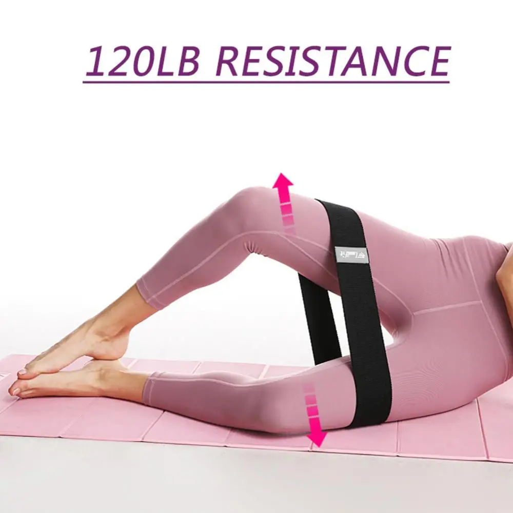 High Quality 120 Pounds Tension Latex Cotton Hip Resistance Band Home Gym Fitness Workout Yoga Stretching Training Elastic Band High Quality 120 Pounds Tension Latex Cotton Hip Resistance Band Home Gym Fitness Workout Yoga Stretching Training Elastic Band