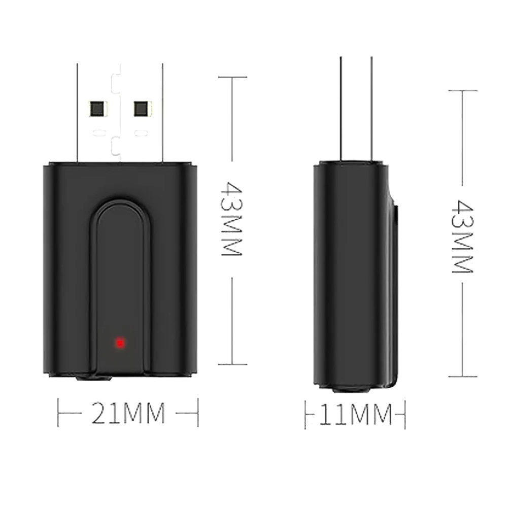 AUX USB 2 в 1 3,5 мм 5,0 Bluetooth передатчик приемник ТВ HIFI стерео аудио беспроводной мини-адаптер для ПК Автомобильные колонки usb flash
