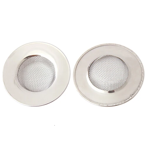 1PC Stainless Steel Mesh Sink Strainer Trap Bathtub Wash Basin Sundries Filter Bath Hair Drain Hole Metal Flume Filter