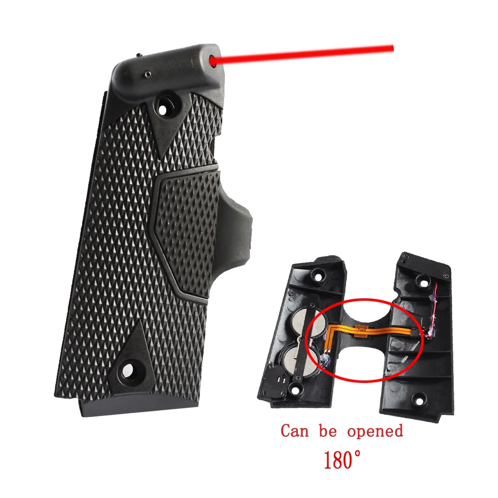 NEW 1911 Handle grip red laser sight More flexible Tactical Red Dot Laser Sight For Handgun 1911
