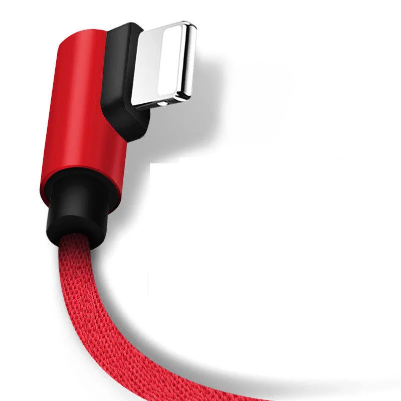 Для Apple ios Android v8 двойной локоть usb тканевая линия передачи данных 1,2 м прочная постоянная температура Быстрая зарядка D30