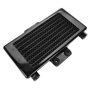 

Motorcycle Engine Oil Cooler Cooling Radiator 125Ml Aluminum Black for 125CC-250CC Motorcycle Dirt Bike ATV Engine