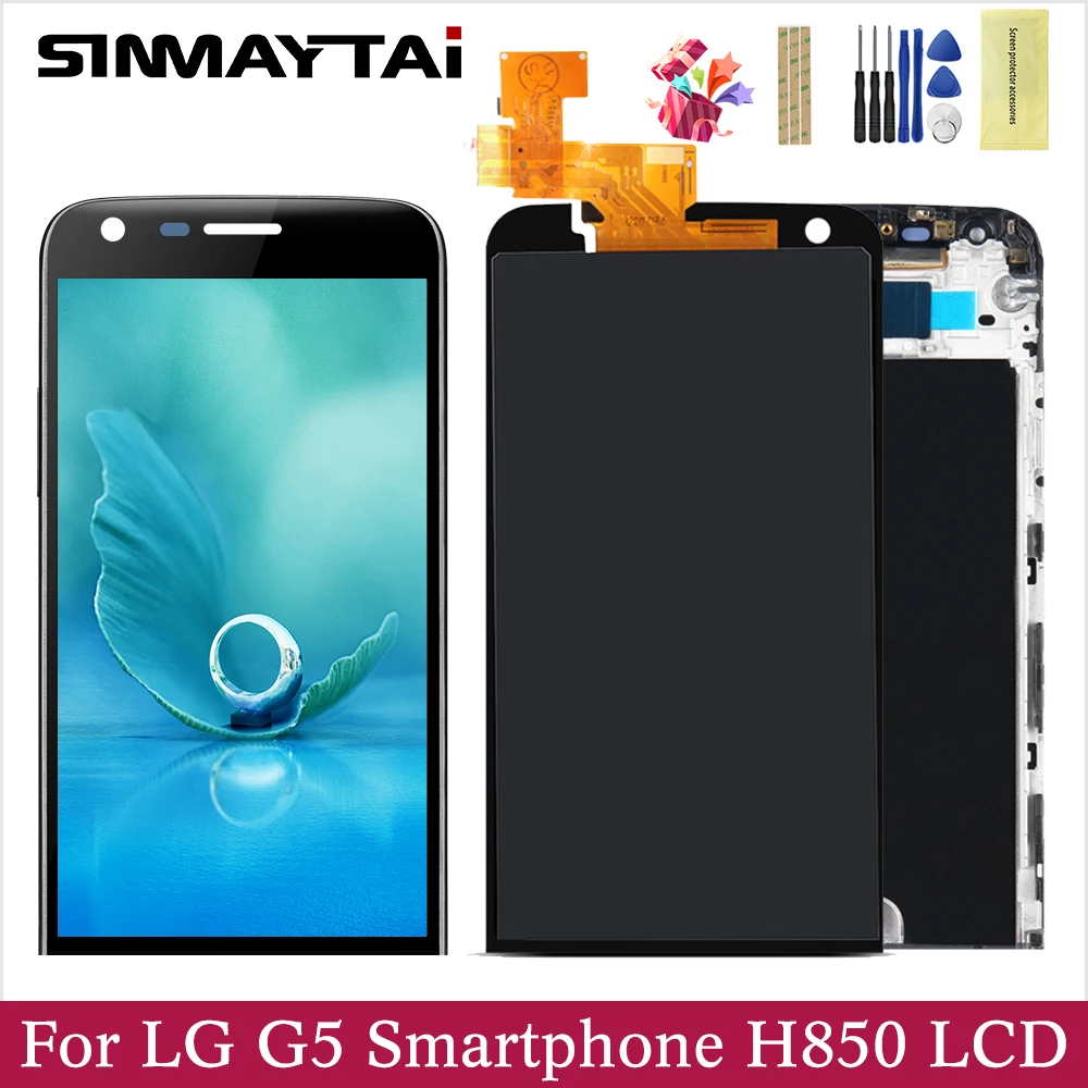 Для 5 3 &quotLG G5 ЖК экран + сенсорная панель дигитайзер замена H820 H830 H831 H860 LGLS992 LGUS992 F700S