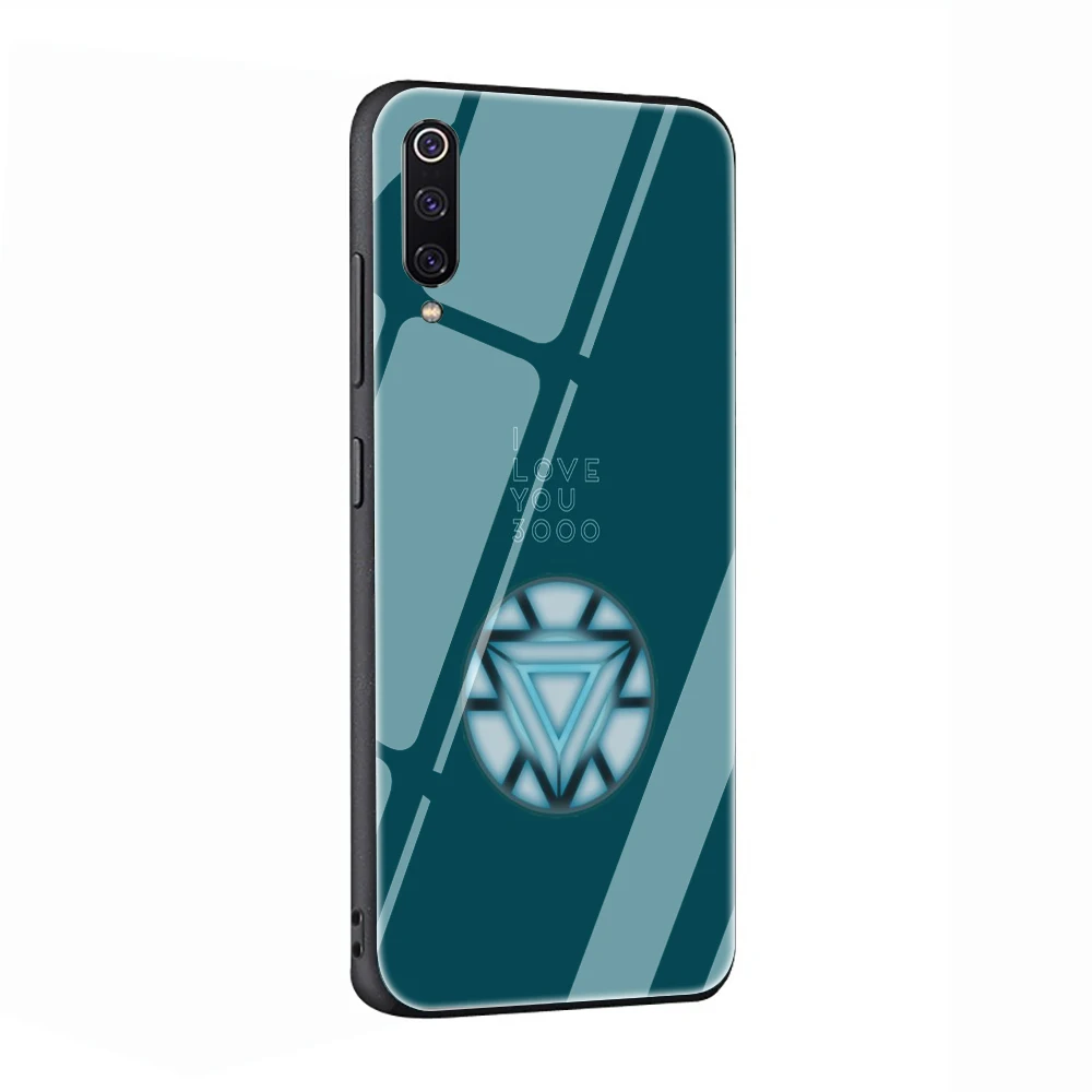 EWAU Marvel Железный человек I Love You 3000 закаленное стекло чехол для телефона для Xiaomi mi A1 A2 8 9 Красный mi 4X 6A Note 5 6 7 Pro F1 - Цвет: G5