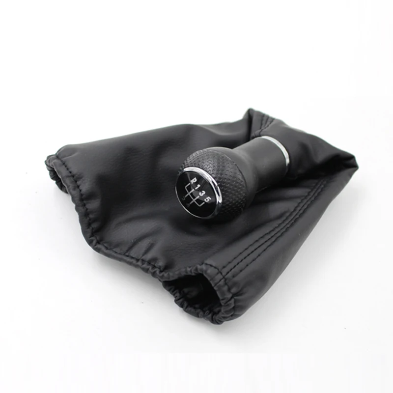 Para golf 3 mk3 engrenagem shifter botões alavanca gaitor boot 12mm preto costura tipo botão de mudança de engrenagem capa