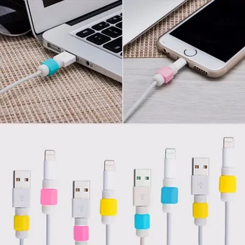 

10pcs Cable Protector Data Line Cord Protector Case Cable Winder Cover For iPhone/Huawei For Samsung USB Charging Cable