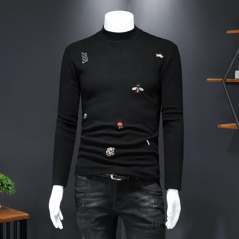 Популярные дизайнерские мужские футболки Новинка Сезон весна-осень футболка с