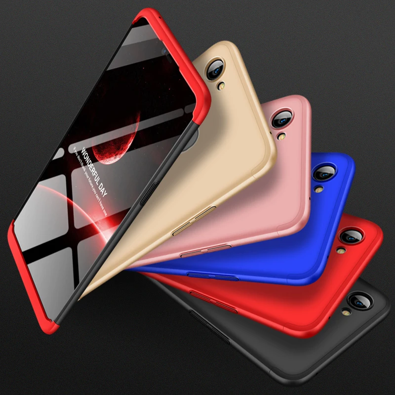 360 градусов чехол для OPPO Рено F5 F7 Молодежные F1S A59 A57 A39 A77 A73 A79 A83 A1 A3 A3S чехол 3 в 1 Жесткий ПК Защитный матовый чехол