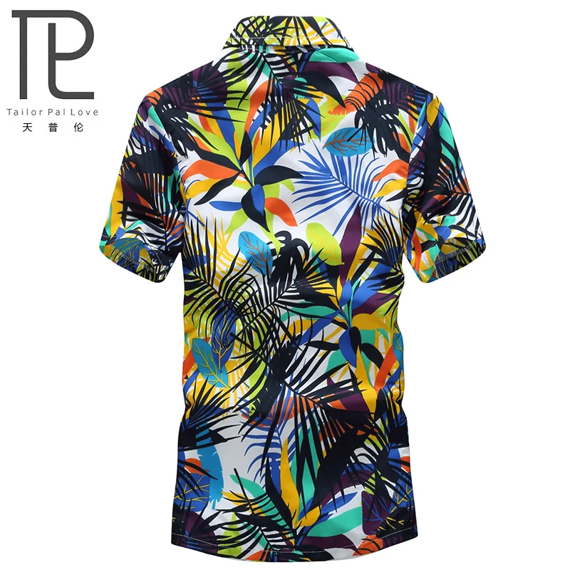 Mens Hawaiian Shirt Male Casual camisa masculina Printed Beach Shirts Short Sleeve brand clothing Free Shipping Asian Size 5XL Mens Hawaiian Shirt Male Casual camisa masculina Printed Beach Shirts Short Sleeve brand clothing Free Shipping Asian Size 5XL