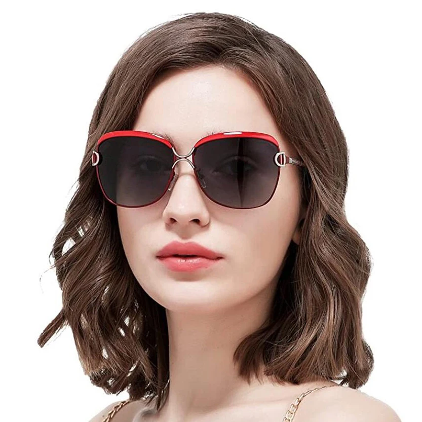 

Женские солнцезащитные очки с градиентом UV400, 100% оригинальные поляризационные солнцезащитные очки в Звездном стиле с чехлом, S505, 2020