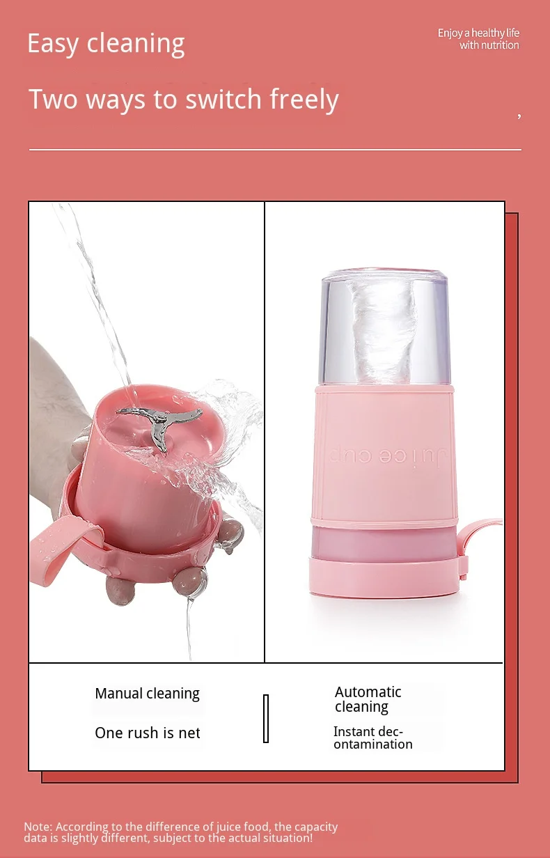 portable blender usb mixer electric juicer machine smoothie blender mini food processor personal blender cup juice blenders