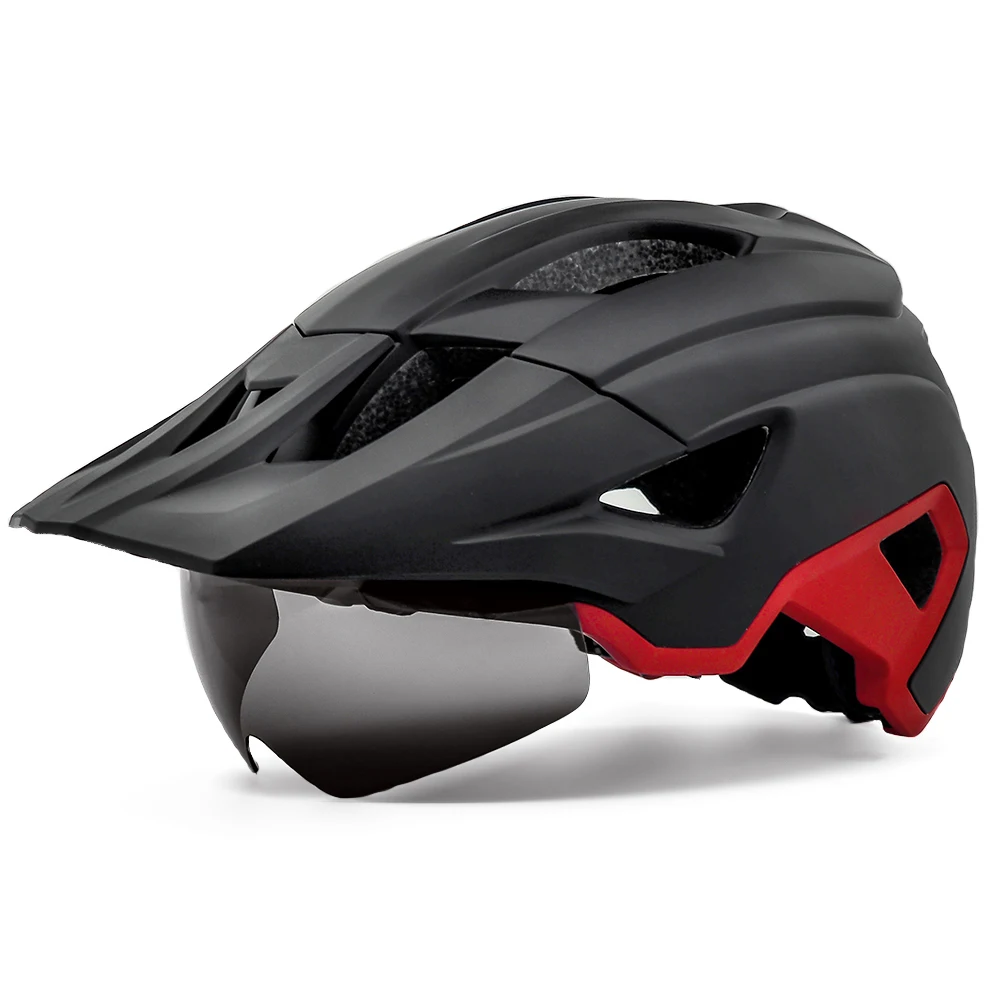 Casque Velo Homme Femme Casque VTT Homme Casque Velo avec Lumineux