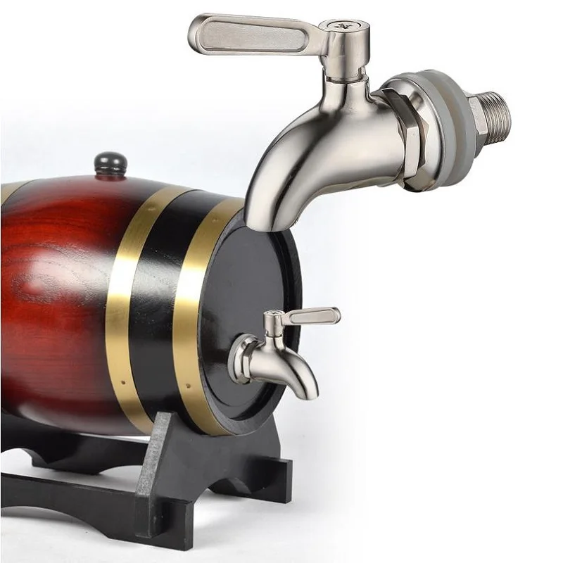 Bar Beverage Wine Barrel Faucet Drink Dispenser Tap Spigot Water 304 Stainless Steel Coffee Juice Taps 12mm 16mm beverage tap