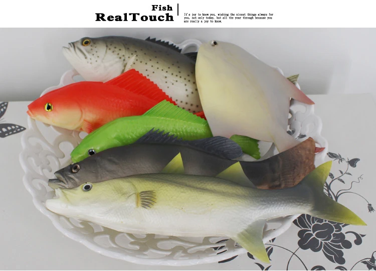 Simulation Fake Fish Pet Cat Toy Children Gift Kindergarten Enlightenment Education Fish Props Model