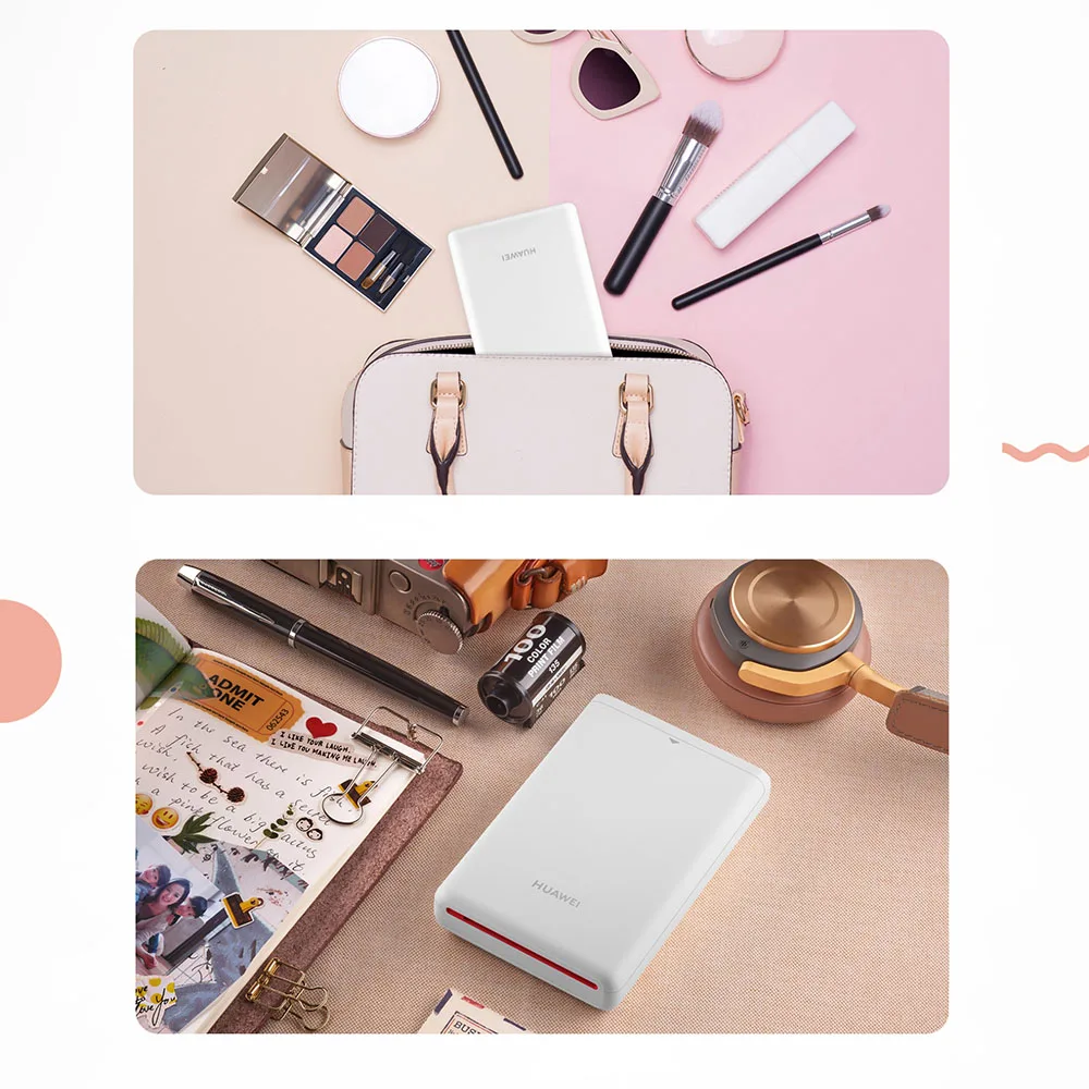 HUAWEI CV80 фотопринтер ZINK безчернильная печать AR Видео Печать BT DIY 313*490 dpi Портативный Смарт Карманный принтер