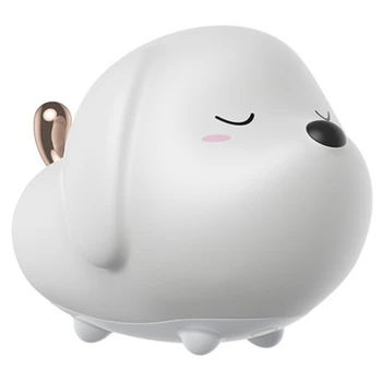 

Cute Night Light Contact Sensor Animal RGB Color LED Night Lamp Light for Baby Children Kid Bedroom Decorative Lamp Dog