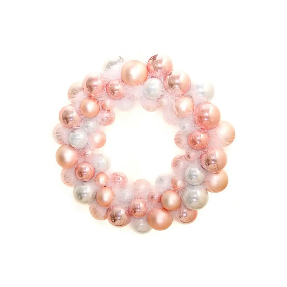 

55 Balls Make Up Christmas Decorations Ball Wreath Badminton Ring Decoration