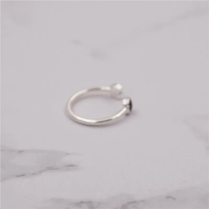 Настоящее серебряное 925 Брендовое кольцо для женщин anillos plata 925 para mujer серебряное 925 ювелирные изделия оптом - Цвет камня: c918455510