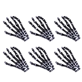 

6pcs Skeleton Claw Hair Clip Hair Accessories Party Hair Barrettes Clip Hairpin