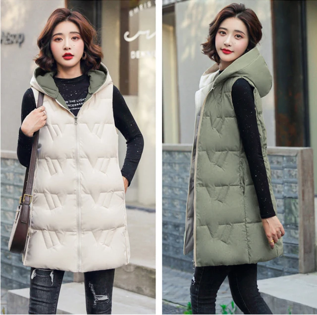 Jwl-uhytgf Fleece Women Vests Autumn Korean Loose Size Sleeveless Jacket  Ladies Fashion Zipper Casual Waistcoat Female 442