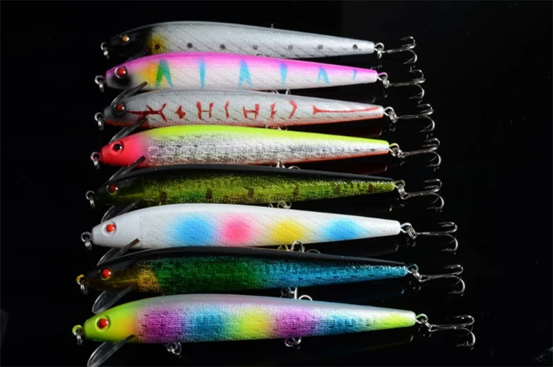 

Saltwater Fishing Lures Multi 3D Eyes Artificial Sea Fishing Hard Baits Depth 0.6m-2.1m Fishing Tackles 15.8g 14cm 8Pcs