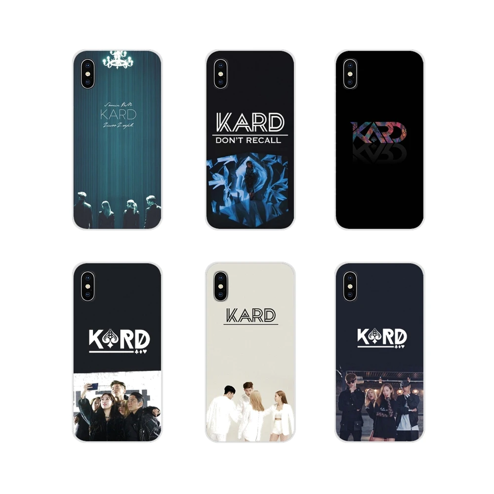 Kpop K.A.R.D кард для Apple iPhone X XR XS 11 12Pro MAX 4S 5S 5C SE 2020 6S 7 8 Plus ipod 5 6 Аксессуары мобильного