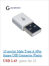 20 шт./партия USB Мужской 5 Pin с оболочкой Micro USB разъем пластиковый корпус Jack хвост телефонный разъем Sockect терминалы DIY