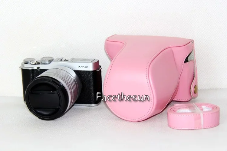 PU leather camera bag fuji -24