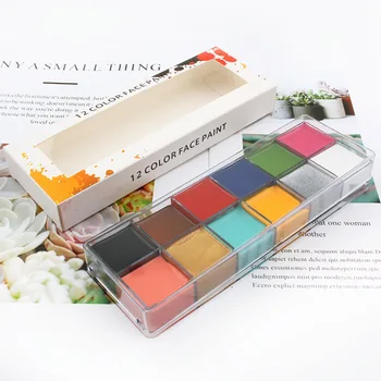 

Hot Face Body Paint Pigment Oil Painting 12 Colors Make Up Tools for Halloween Party CNT 66
