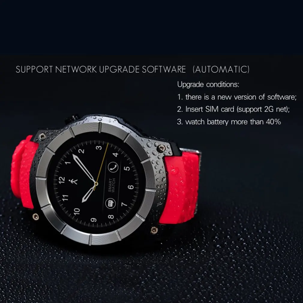 

S958 Smart Watch For Android For IOS Smart Sports Watch Waterproof Heart Rate Monitor GPS 2G SIM Card Communication Wristwatch
