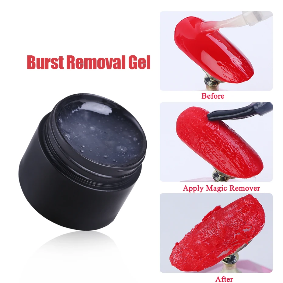 MSHARE Magic Remover Gel Soak off Remover Peel Off Magic Burst Gel