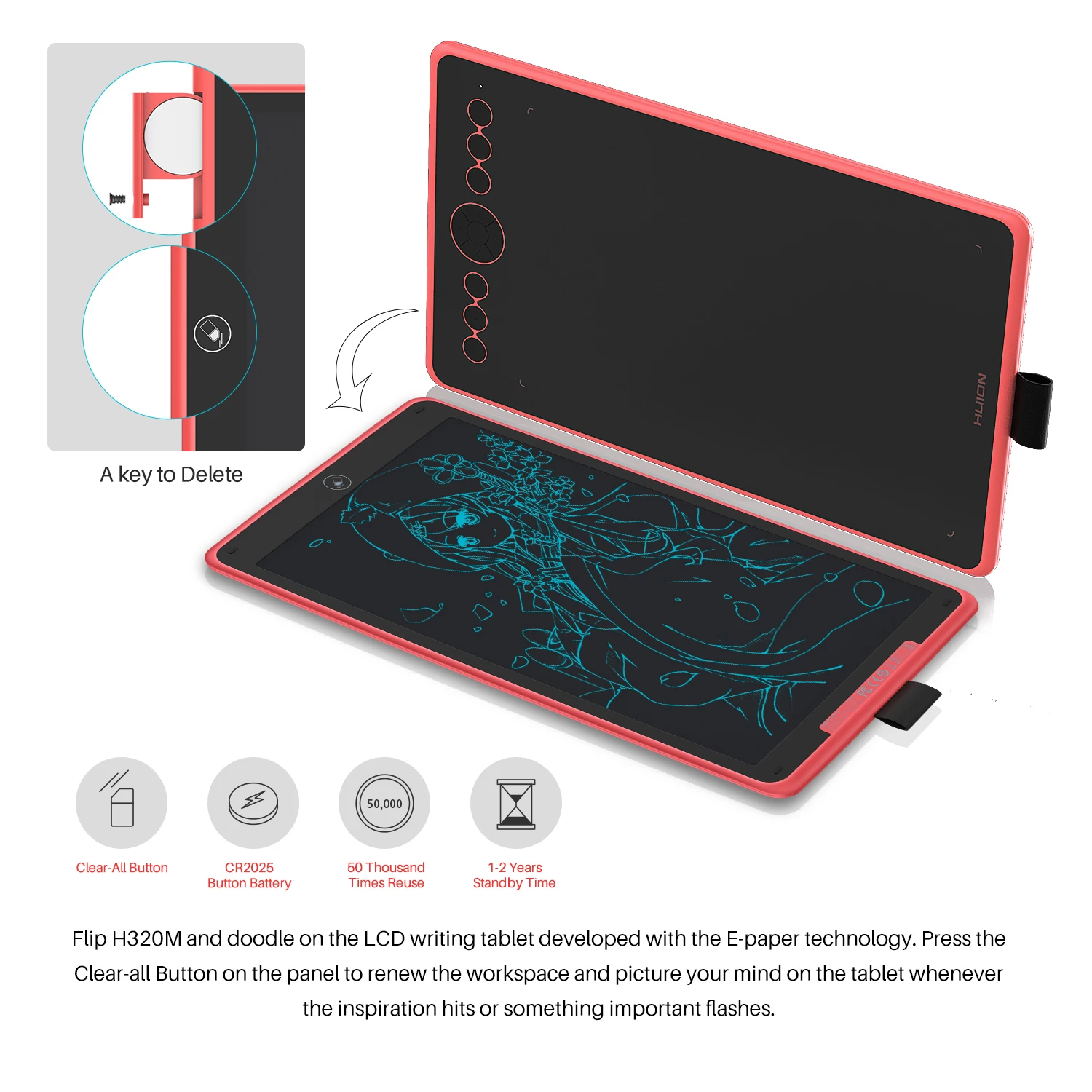 desenho caneta tablet lcd escrita tablet bateria-livre stylus